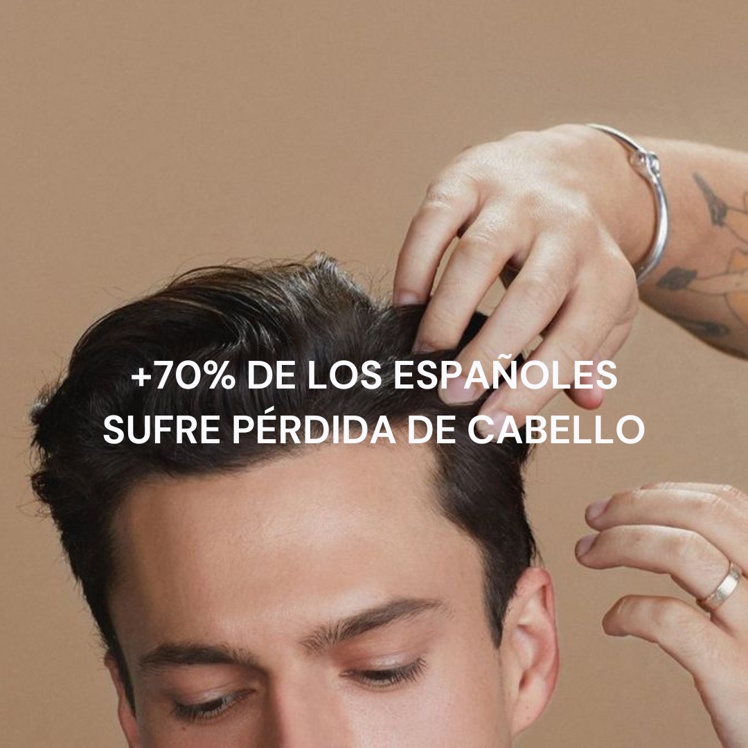Más del 70% de los españoles sufre pérdida de cabello
