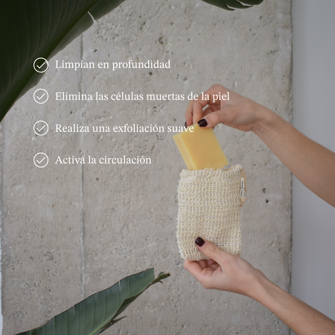 Bolsita de sisal para jabones