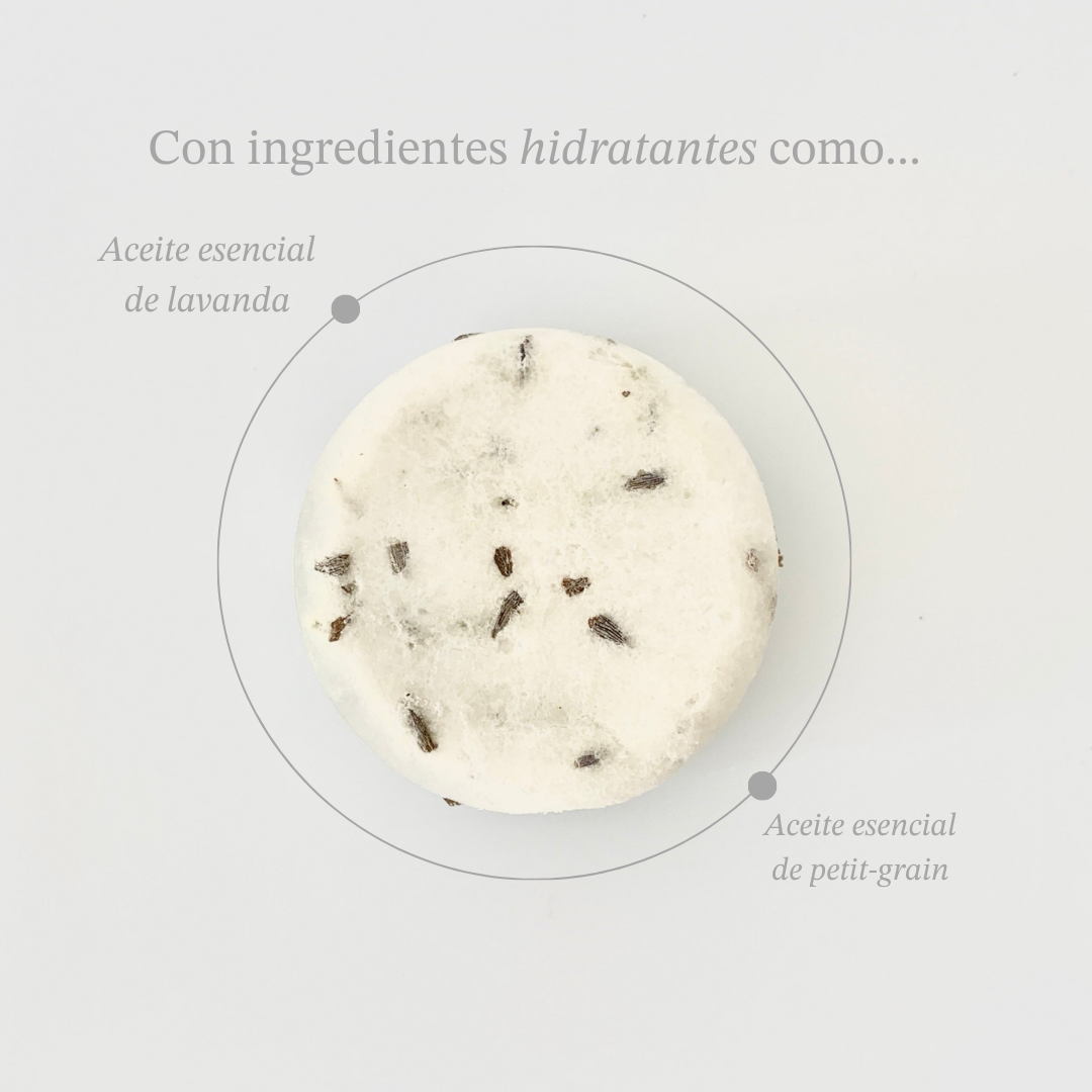 Champú nutritivo sólido