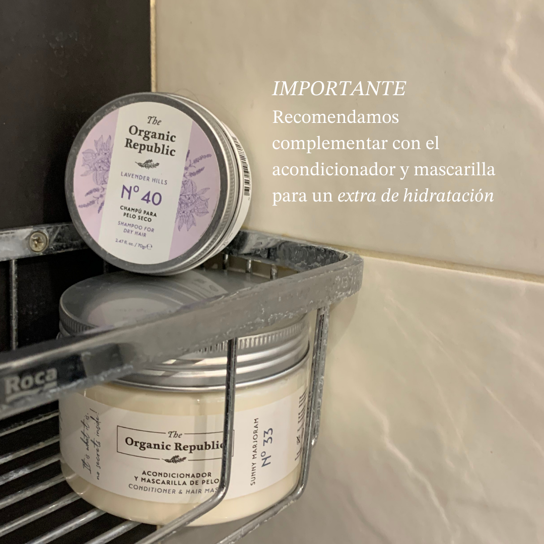 Champú nutritivo sólido
