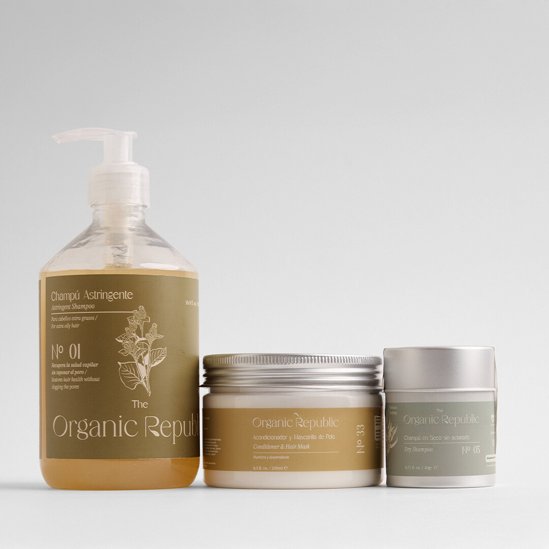 Tratamiento completo anti raíces grasas