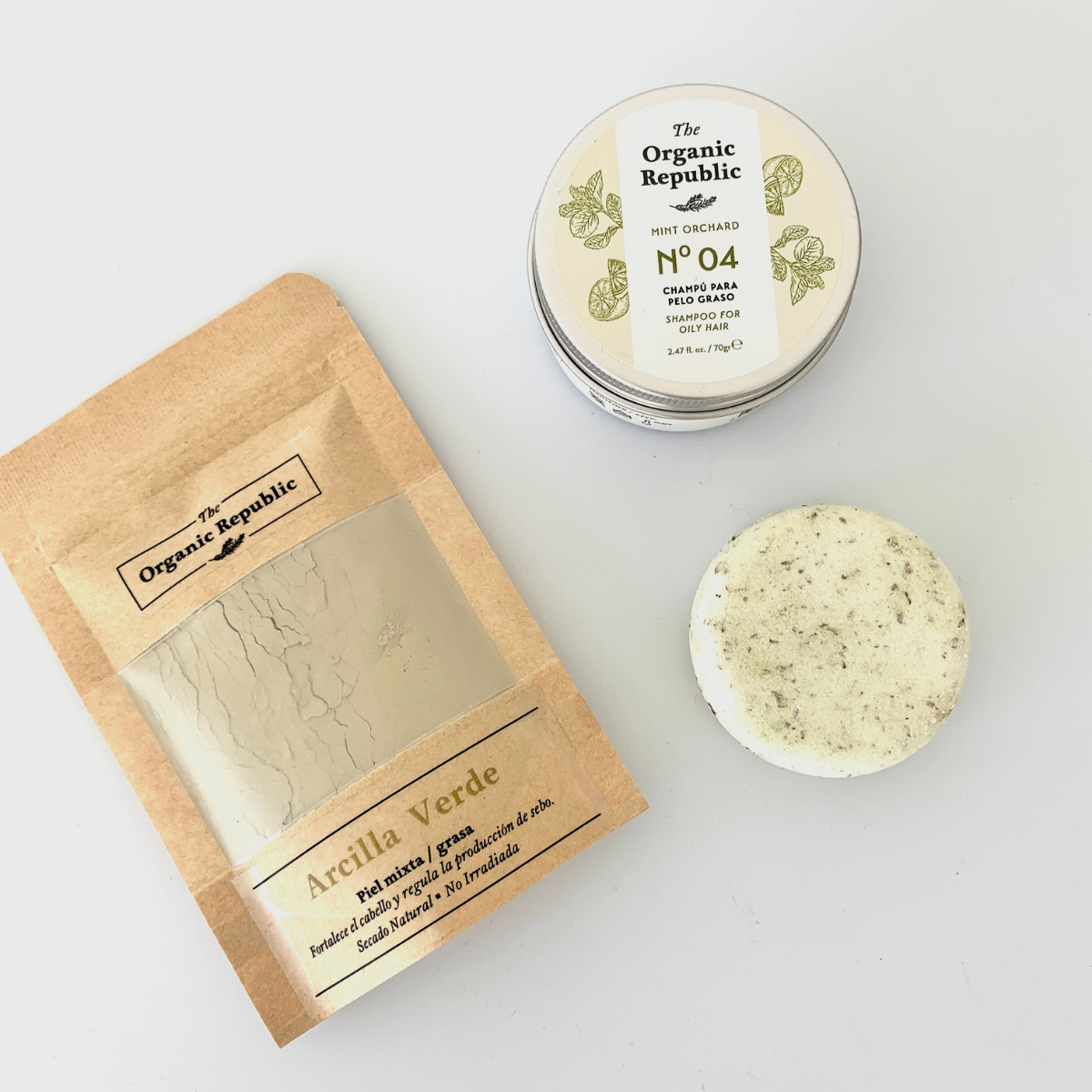 Bye Acne & Oily Hair - Green Clay & Shampoo for Oily Hair - The Organic Republic