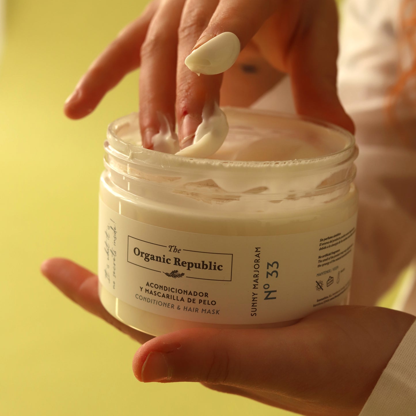 Acondicionador y mascarilla de pelo nutritiva y desenredante - The Organic Republic