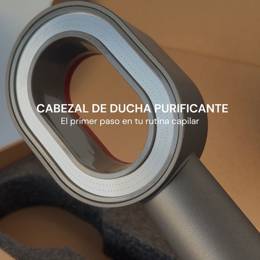 Cabezal de ducha purificante: protege tu cuero cabelludo desde el primer lavado