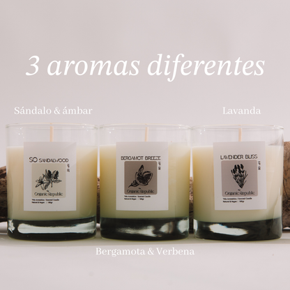 Vela aromática - Bergamota & Verbena