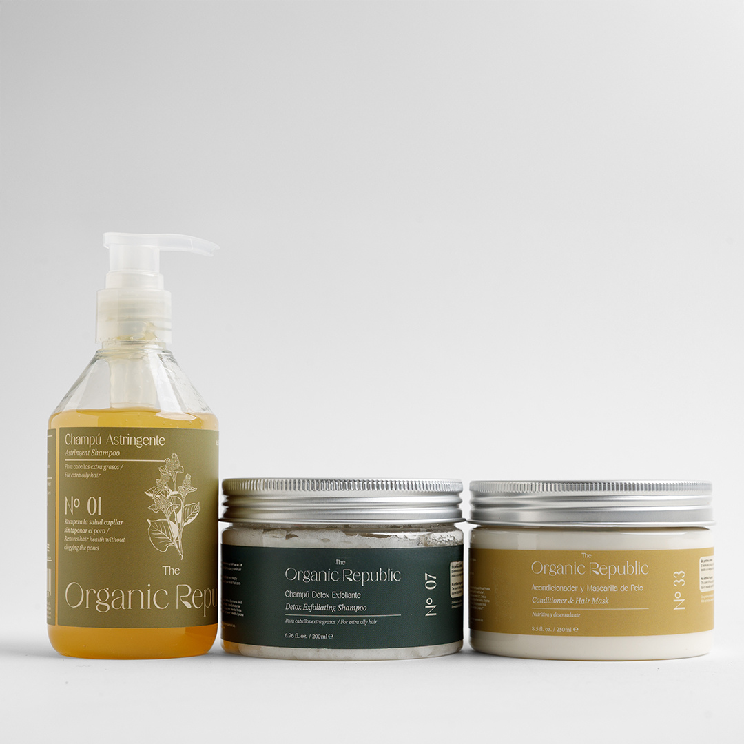 Rutina detox completa para raíces grasas