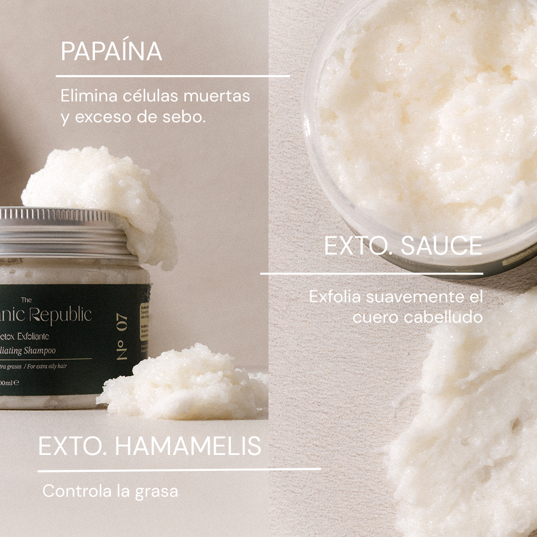 Champú detox exfoliante