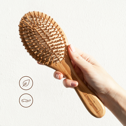 Bamboo hair brush