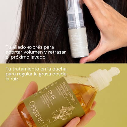 Tratamiento completo anti raíces grasas
