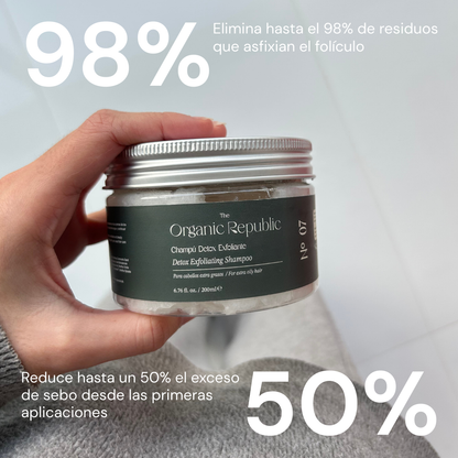 Rutina detox completa para raíces grasas